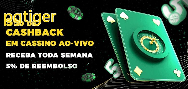 Promoções do cassino ao Vivo pgtiger
